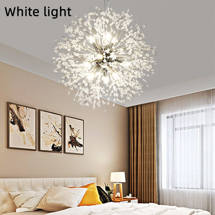LumiDandelion | Kristall-Kronleuchter | Löwenzahn-Design | Wohn/Schlaf/Esszimmer