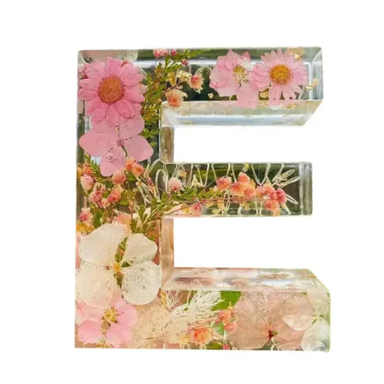 Blumen-Buchstabenlampe | Warmweißes LED | Dekorativ & individuell | Geschenk & Zimmer