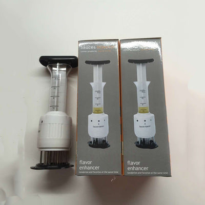 FlavorInject | Marinadenspritze Edelstahl | Saftiges Fleisch | Grill & BBQ