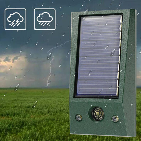 FlameGuard Solar | Tierabwehr-Solarleuchte | Wetterfest & USB | Garten & Außen
