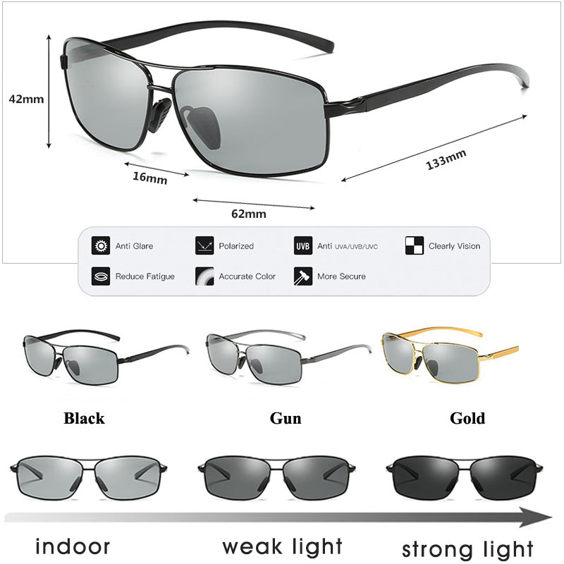 VisionShift | Polarisierte Sonnenbrille | UV-Schutz & blendfrei | Auto/Sport/Alltag