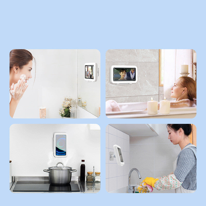 Wasserdichter Dusch-Handyhalter | IPX & Touch | 360° & beschlagfrei | Dusche & Bad