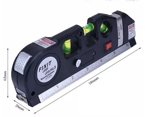 Laser-Massband & Wasserwaage | 2-in-1 Maßband | Wasserwaage | Heimwerker/Renovierung