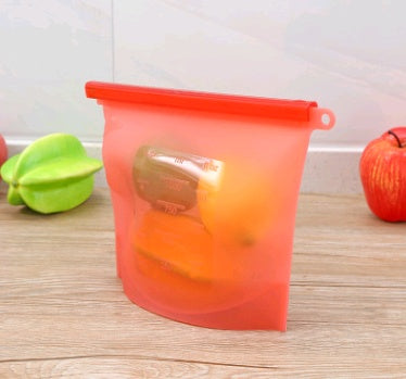 Silikon Lebensmittel-Beutel | Wiederverwendbar | Auslaufsicher & spülmaschinenfest | Snacks & Meal Prep