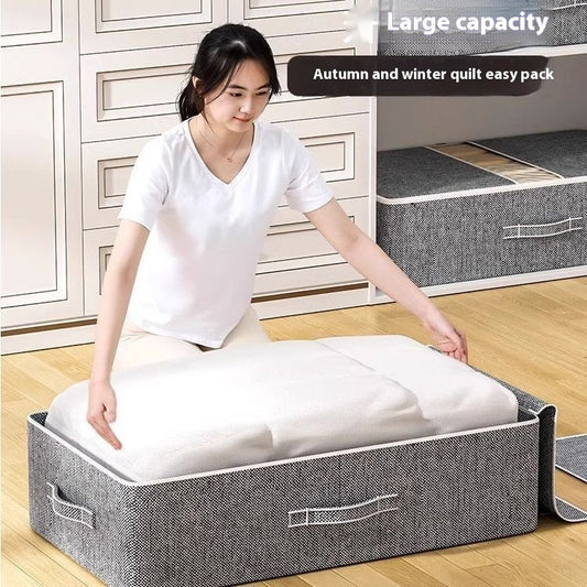 UnderBed | Bett-Aufbewahrungstasche | Staubgeschützt & platzsparend | Kleidung & Schuhe