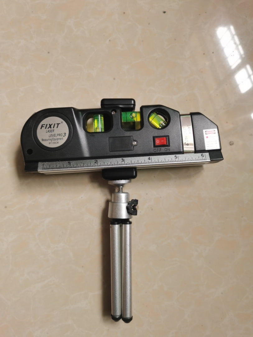 Laser-Massband & Wasserwaage | 2-in-1 Maßband | Wasserwaage | Heimwerker/Renovierung