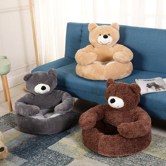 HugBear | Waschbares Haustierbett | Weich & rutschfest | Hunde & Katzen