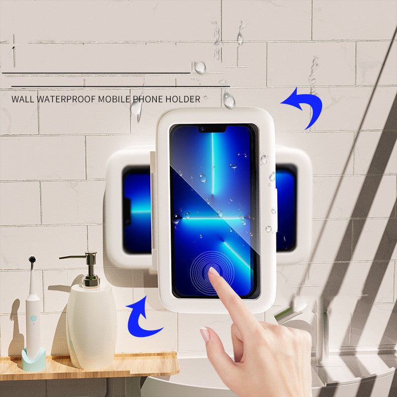 Wasserdichter Dusch-Handyhalter | IPX & Touch | 360° & beschlagfrei | Dusche & Bad