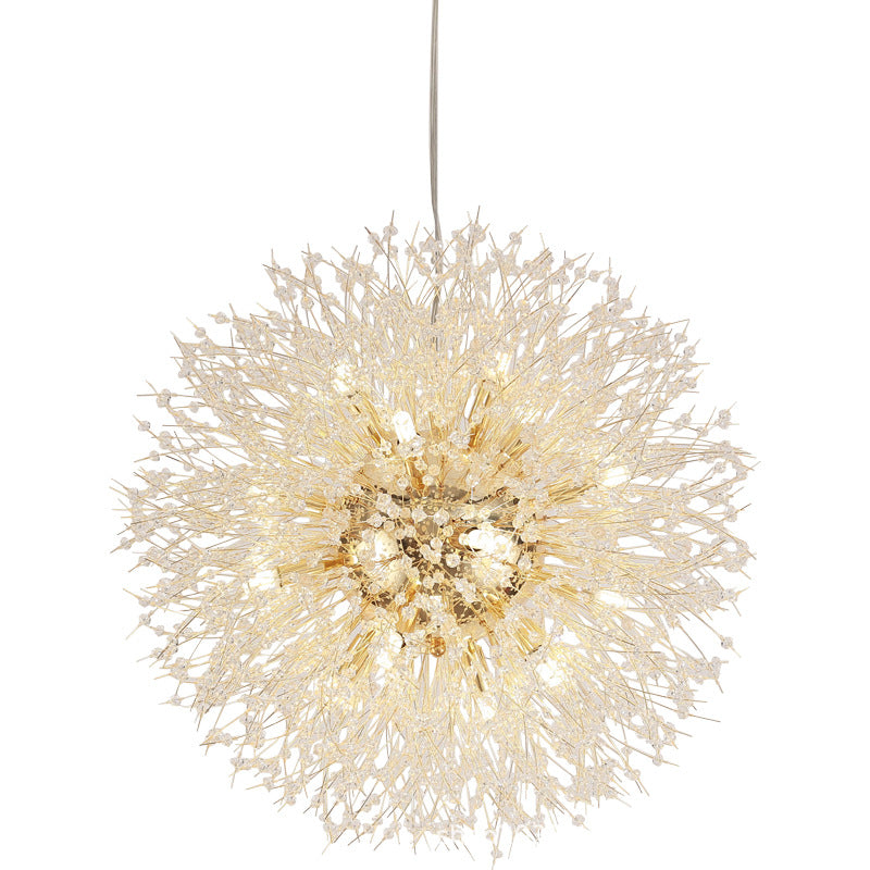 LumiDandelion | Kristall-Kronleuchter | Löwenzahn-Design | Wohn/Schlaf/Esszimmer