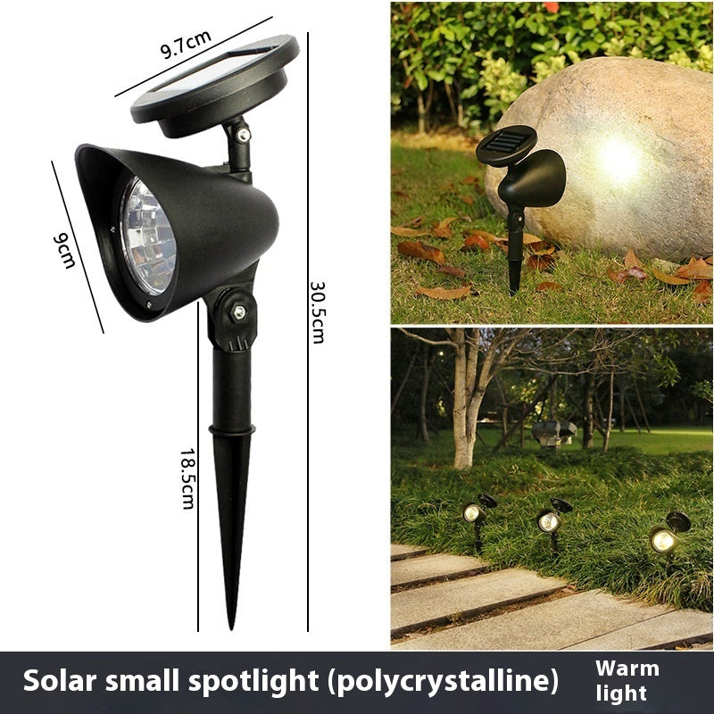 SolarLicht 4LED | Solar-Gartenstrahler | Wetterfest & dekorativ | Garten & Wege