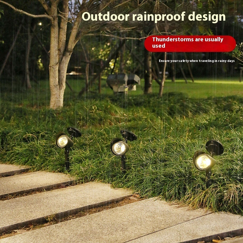SolarLicht 4LED | Solar-Gartenstrahler | Wetterfest & dekorativ | Garten & Wege